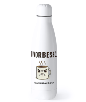 Nu vorbesc – Bidon Termic din Oțel Inoxidabil (500 ml)
