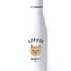 Bidon Termic Coffee Cat Repeat – Sticlă Premium din Oțel Inoxidabil
