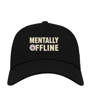 mockup-c0701bb636f833abb38e6bfb2e67ef9d.png Mentally Offline – Șapcă Reglabilă din Bumbac