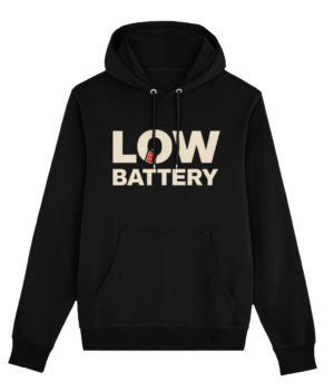 Low Battery – Hanorac Clasic Unisex (Confort Zilnic)